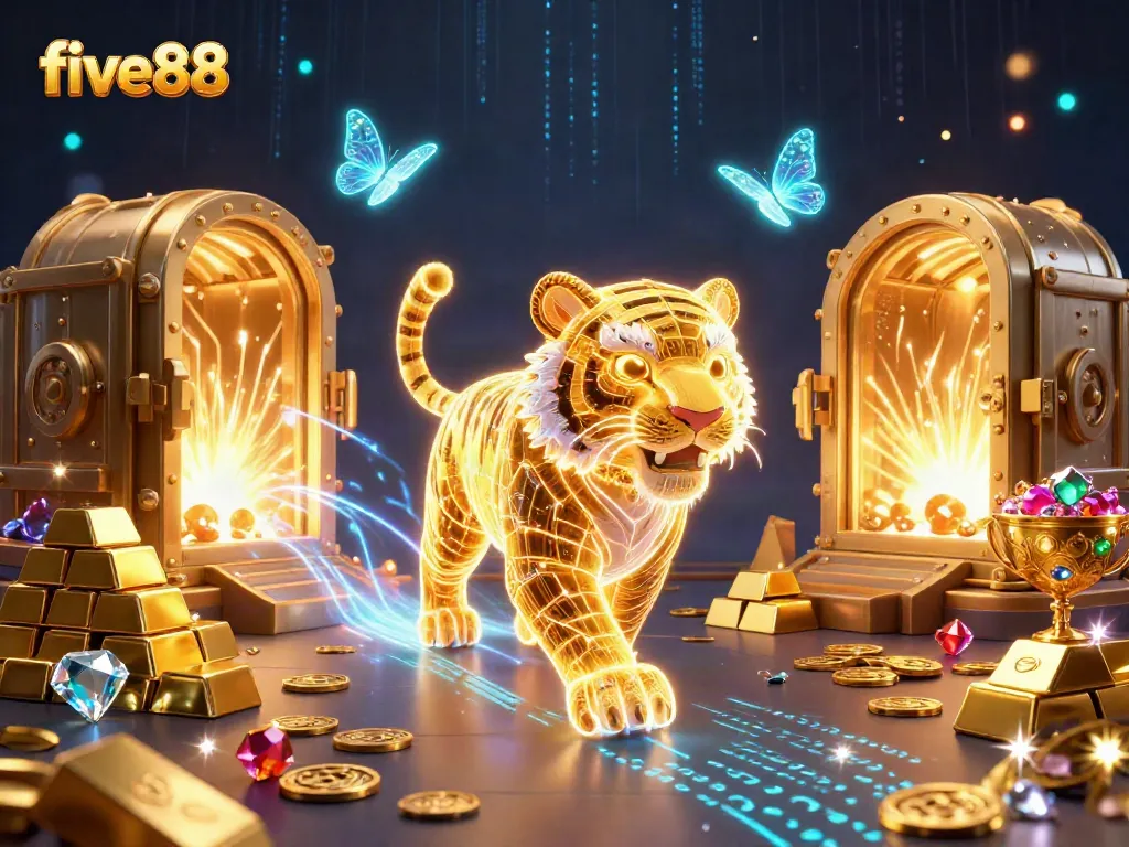 Experience thrilling adventures at five88 with a vibrant digital casino landscape filled with treasures.