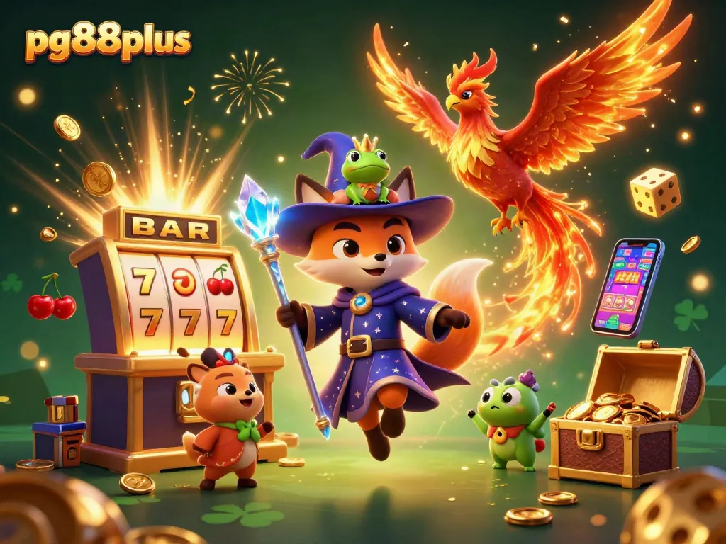 Experience thrilling wins at pg88plus with a magical 3D casino adventure featuring dynamic slot machines and golden treasures.