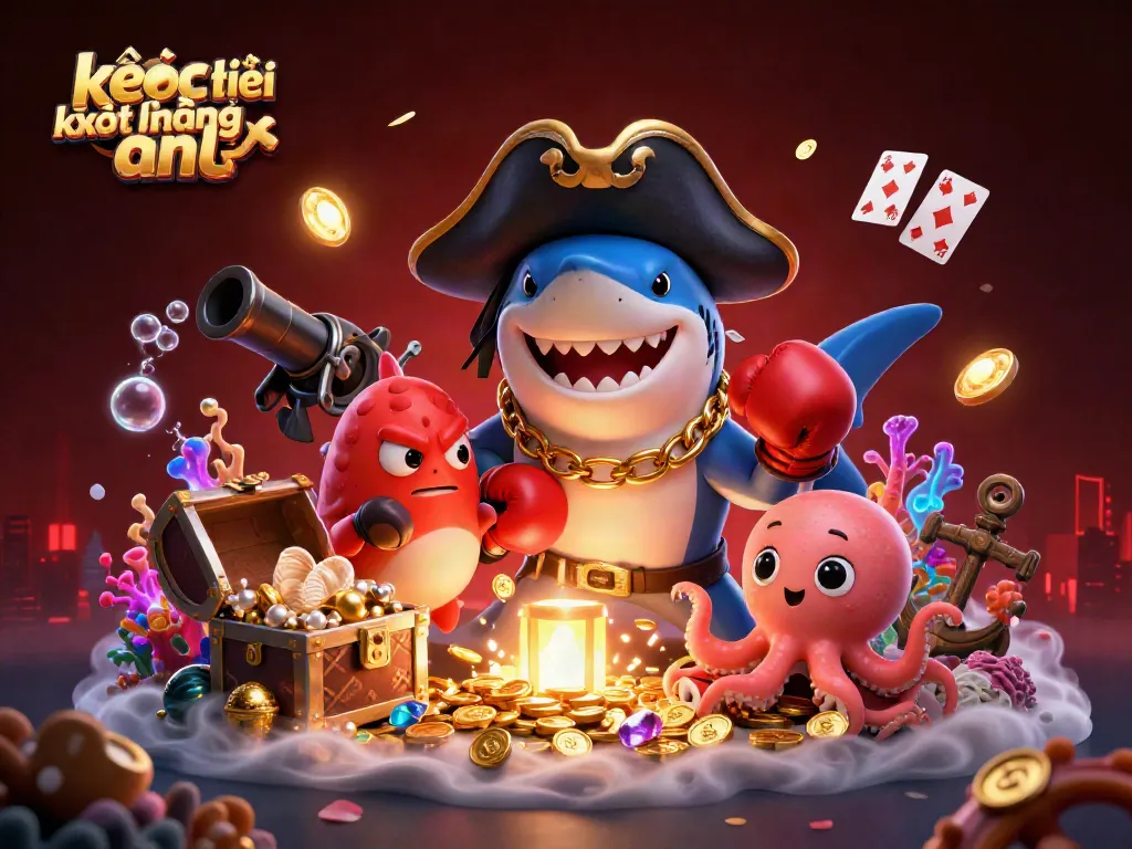 Engage in thrilling kèo trực tuyến ngoại hạng anh betting strategy illustrated through vibrant pirate-themed characters.
