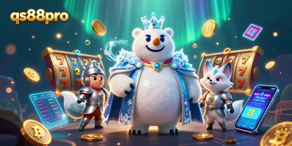 Experience thrilling jackpots in qs88pro with golden sparkling slots and rich casino elements.