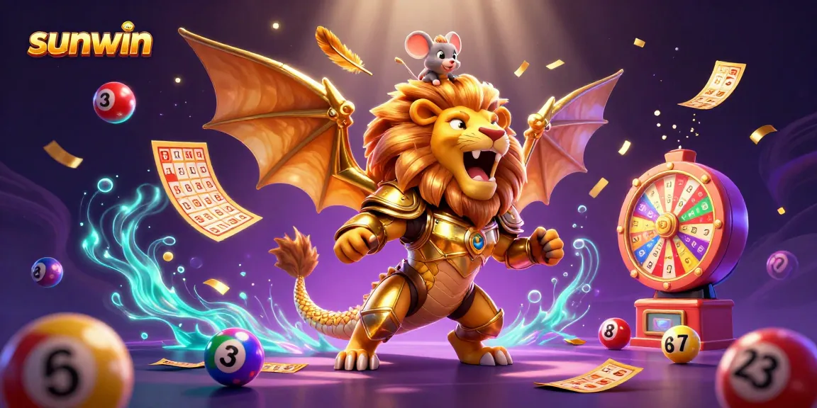 Experience thrilling gameplay with sunwin's vibrant casino scene featuring dynamic lottery elements and captivating characters.