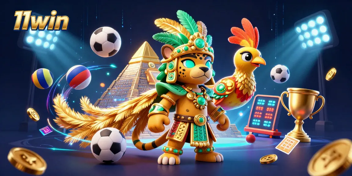 Experience thrilling action with 11win featuring sports elements and vibrant characters in a dynamic scene.