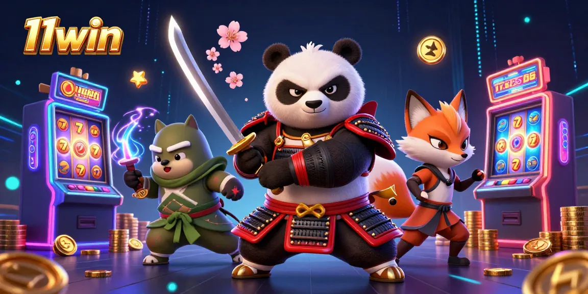 Engage in thrilling gameplay with 11win's immersive casino atmosphere featuring vibrant characters.